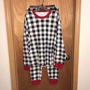 Hanna Andersson Plaid Christmas Pajama Set sz XL